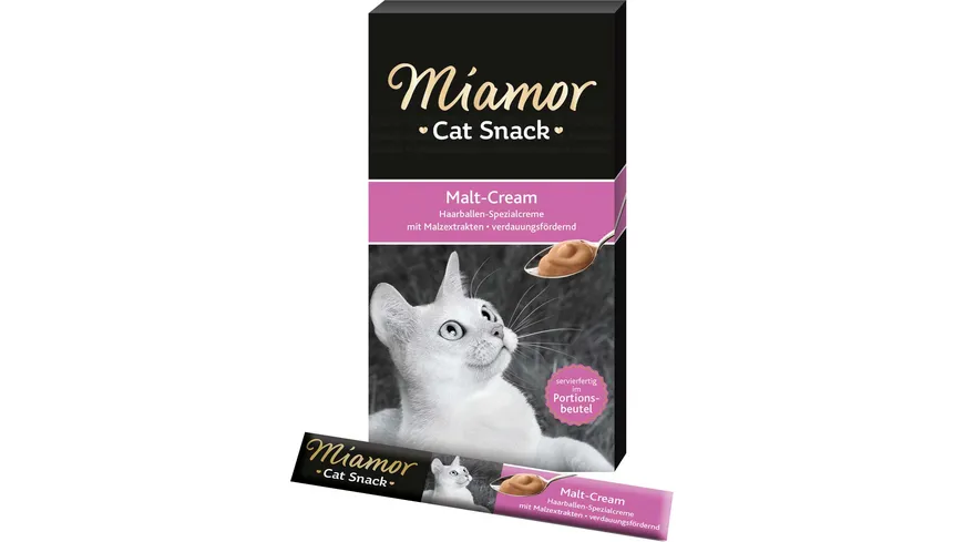 Miamor Katzensnack Malt-Cream 6x15g