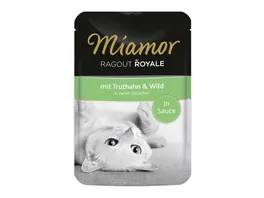 Miamor Katzennassfutter Ragout Royale in Sauce Truthahn Wild