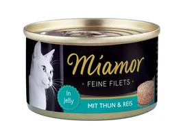 Miamor Katzennassfutter Feine Filets Thunfisch Reis