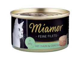 Miamor Katzennassfutter Feine Filets Thunfisch Gemuese