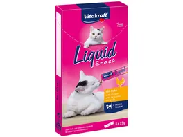 Vitakraft Katzensnack Liquid mit Huhn Taurin