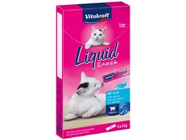 Vitakraft Katzensnack Liquid mit Lachs Omega 3
