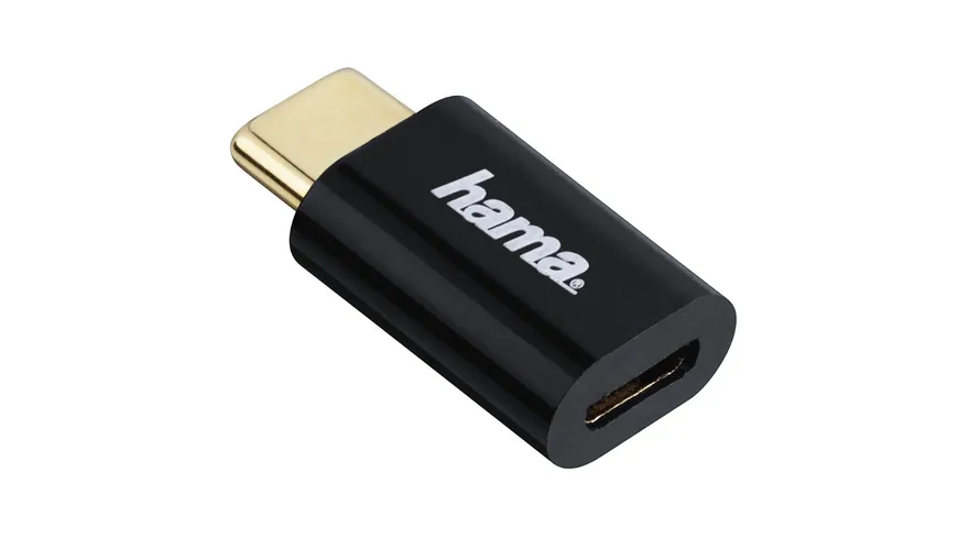 1,00 m OTG Hama 135745 4in1-Micro-USB-Kabel mit USB-C-Adapter Laden Daten 