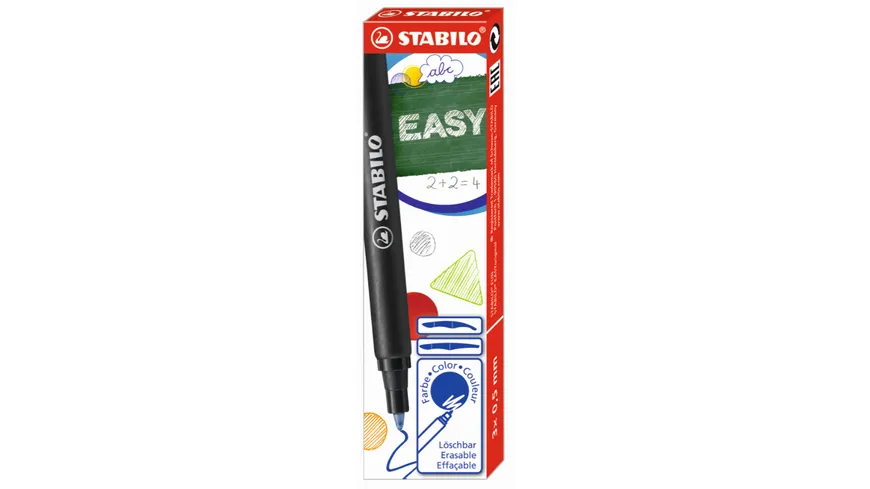 STABILO® Tintenpatronen zum Nachfüllen - STABILO EASYoriginal Refill - medium - 3er Pack - Schreibfarbe blau (löschbar)