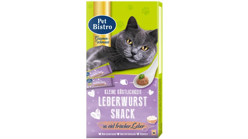 Pet Bistro Katzensnack Leberwurst