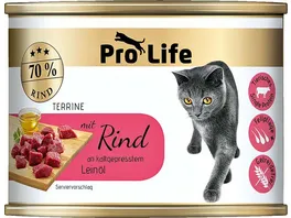 Pro Life Katze Katzennassfutter Terrine mit Rind