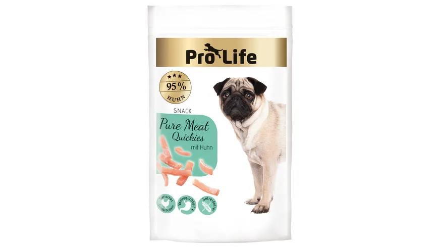 Pro Life Hundesnack Pure Meat Quickies mit Huhn