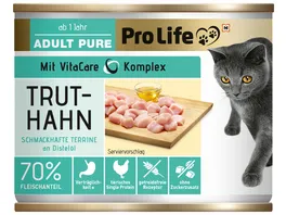 Pro Life Katze Katzennassfutter Terrine mit Truthahn