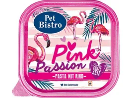 Pet Bistro Katzennassfutter Pink Passion Pasta mit Rind