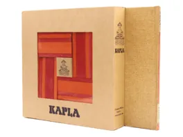 KAPLA Holzbausteine rot orange 40er Box