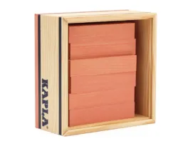 KAPLA Holzbausteine Quadrate rosa 40er Box