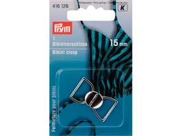 Prym Bikini und Guertelverschluss 15 mm silberfarbig