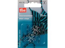 Prym Bikini und Guertelverschluss 15 mm Kleeblatt transparent