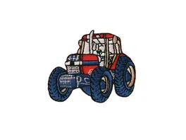 Mono Quick Buegelmotiv roter Traktor klein