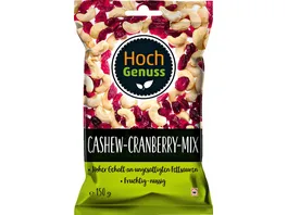 Hochgenuss Cashew Cranberry Mix