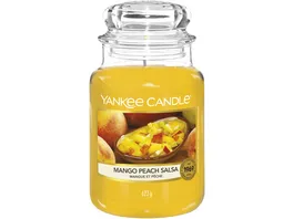 Yankee Candle Grosse Kerze im Glas Mango Peach Salsa