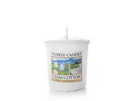 YANKEE CANDLE Sampler Votivkerze Clean Cotton
