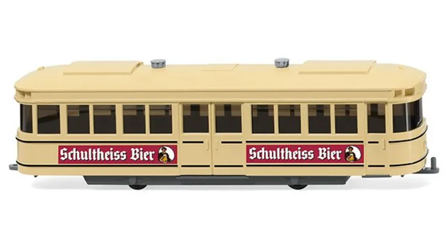 WIKING 074901  Straßenbahn Anhänger "Schultheiss
