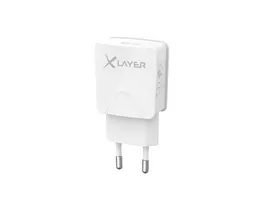 Xlayer Ladegeraet Colour Line USB Netzteil 2 1A White