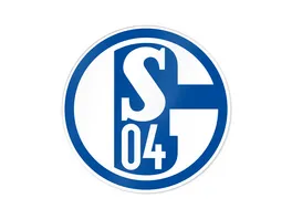 FC Schalke 04 Aufkleber blau weiss