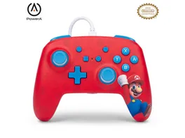 PowerA Enhanced Wired Controller fuer Nintendo Switch Woo Hoo Mario