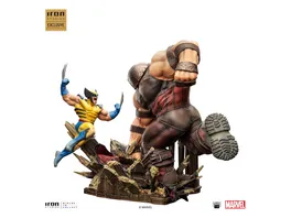 Marvel BDS Art Scale Statue 1 10 Wolverine vs Juggernaut heo EU Exclusive 30 cm