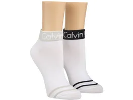 Calvin Klein Damen Sneaker Socken trendig 2er Pack