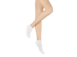 Hudson Damen Sneaker Socken mit anatomisch geformter Plueschsohle