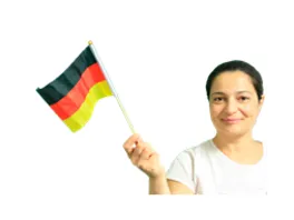 Deutschland Handfahne