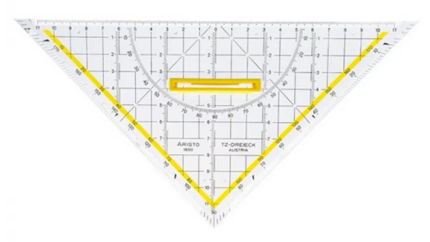 ARISTO TZ-Dreieck mit abnehmbaren Griff 22,5cm