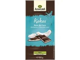 Alnatura Kokos Zartbitter Schokolade 100G