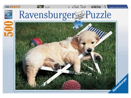 Ravensburger Puzzle Golden Retriever 500 Teile