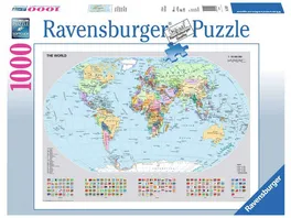 Ravensburger Puzzle Politische Weltkarte 1000 Teile