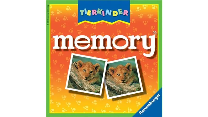 Ravensburger Spiel Tierkinder Memory Online Bestellen Muller