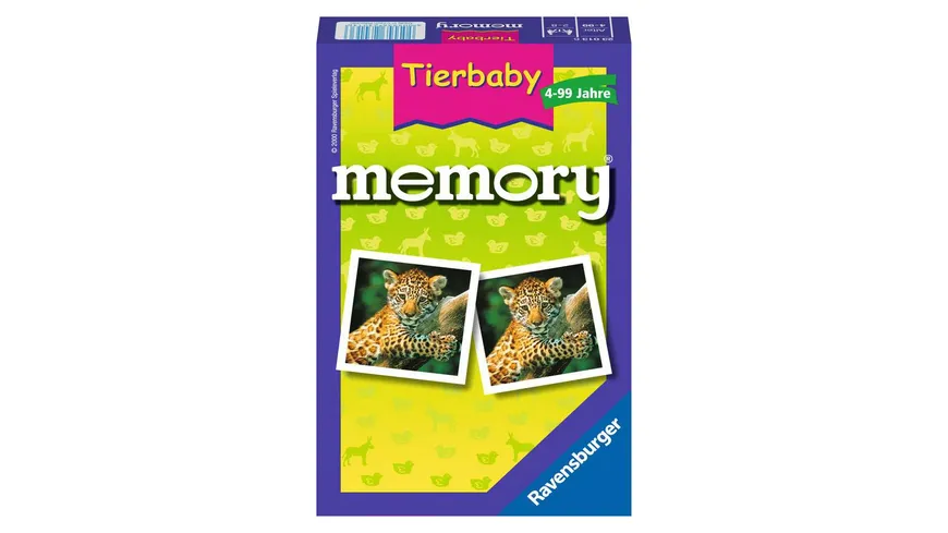 Ravensburger Spiel - Mitbringspiel Tierbaby memory