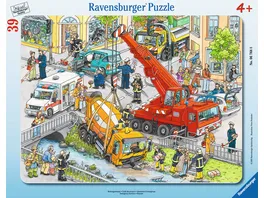Ravensburger Puzzle Rahmenpuzzle Rettungseinsatz 39 Teile