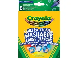 Crayola Ultra Clean abwaschbare Wachsmalstifte 8 er Pack