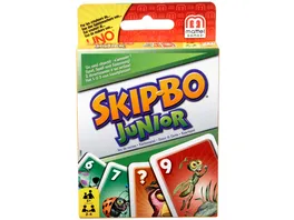 Mattel Games SKIP BO Junior Kartenspiel Kinderspiel Familienspiel