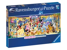 Ravensburger Puzzle Panorama Disney Gruppenfoto 1000 Teile