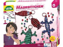 Lena 42015 Magic World Fashion Fun Maskottchen Perlen Set