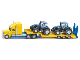 SIKU 1805 Farmer LKW mit New Holland Traktoren