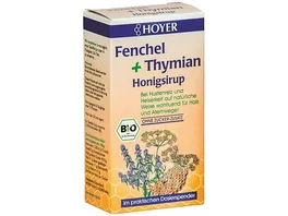 HOYER Fenchel Thymian Honigsirup