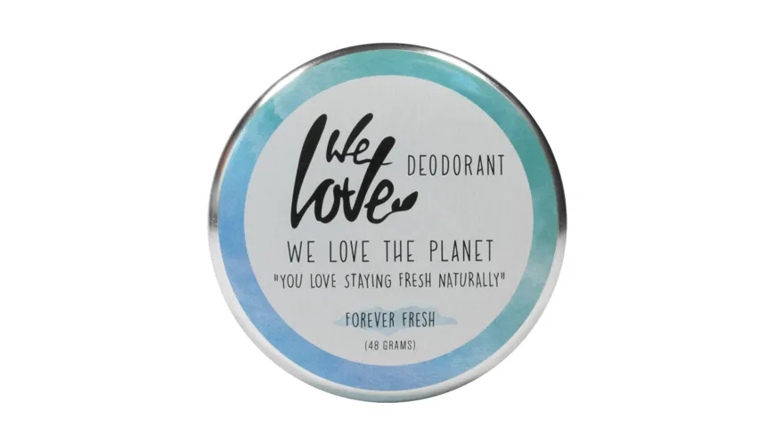 WE LOVE THE PLANET Natürliche Deodorant Creme - Forever Fresh