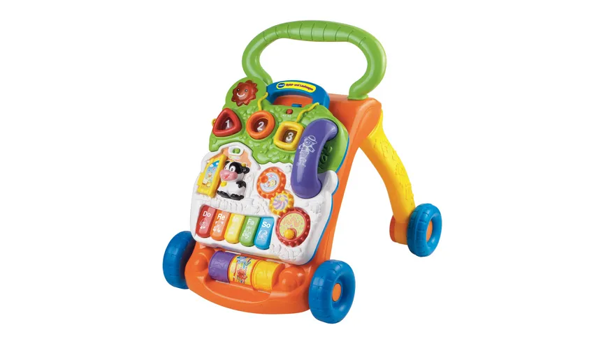 VTech Baby - Spiel- und Laufwagen orange