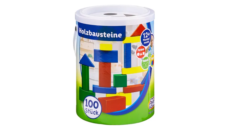Müller - Toy Place - Holzbausteine, 100 Stück