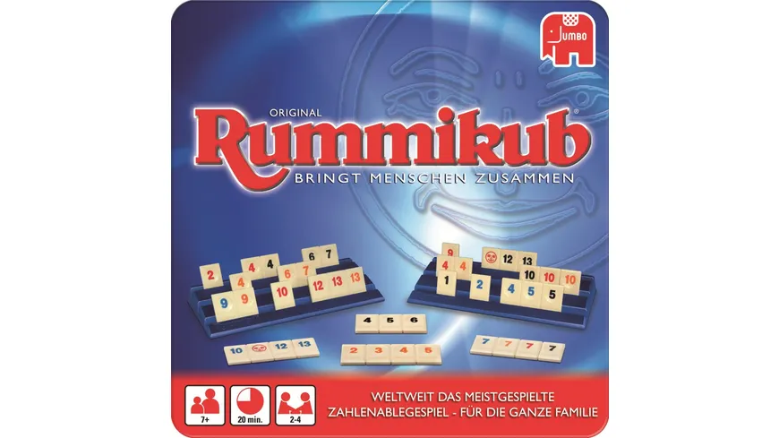 Jumbo Spiele - Original Rummikub in Metalldose