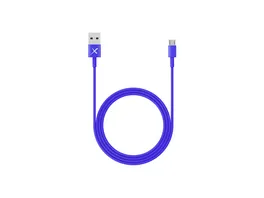 Xlayer Kabel Colour Line Micro USB to USB 1m Blue