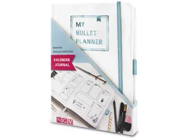 My Bullet Planner Set mit Notizbuch Stickern Schablone und Anleitung
