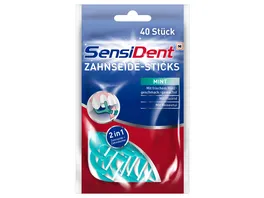 SensiDent Zahnseide Sticks Mint 40 Stueck