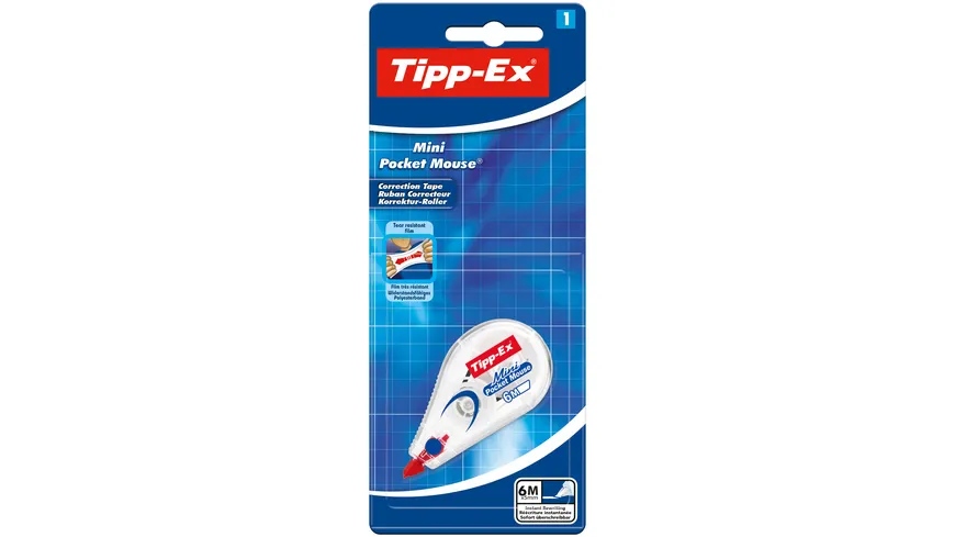 Tipp-Ex Mini Pocket Mouse Korrekturroller - 6 m x 5 mm, 1er Pack online  bestellen | MÜLLER